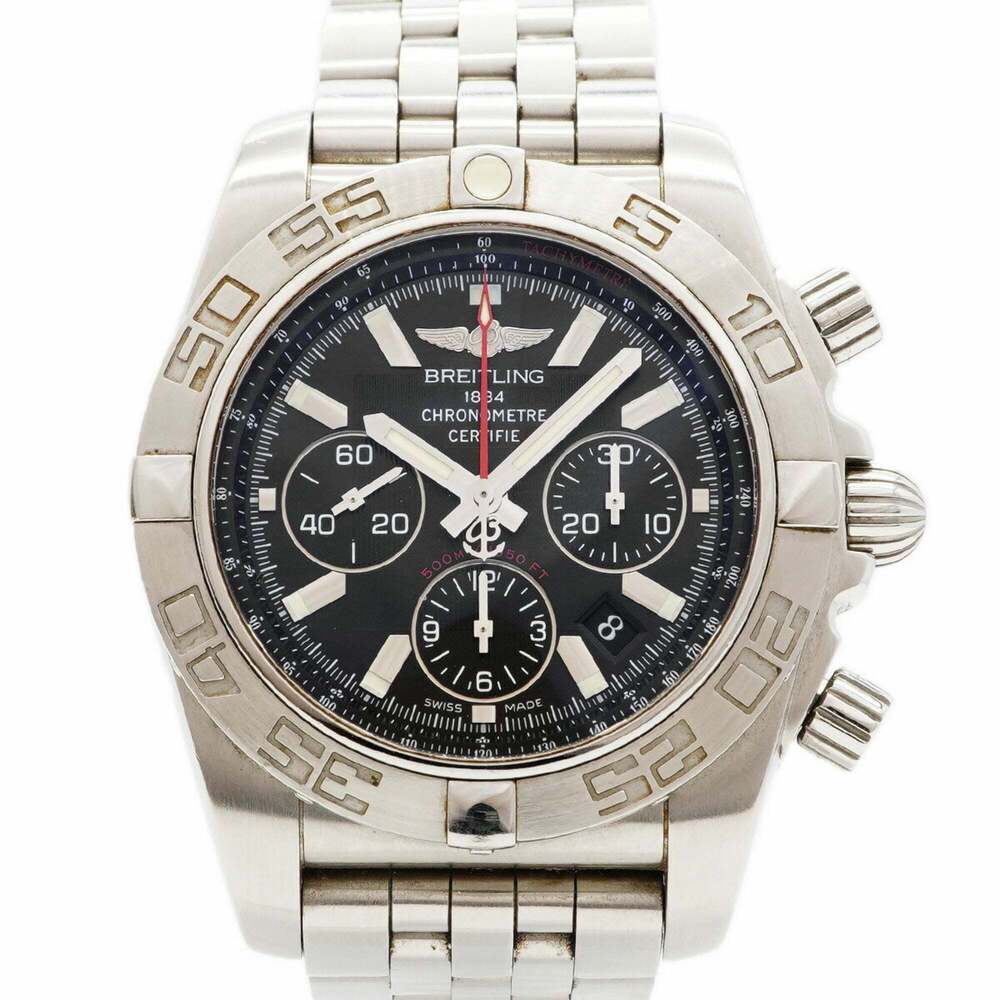 Breitling Chronomat 44 AB0110 Black Dial Men's Watch